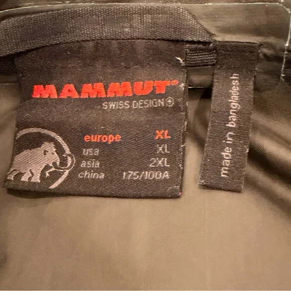 Mammut Gore-Tex Hooded Shell Jacket Men’s XL Teal Blue Waterproof Swiss Design